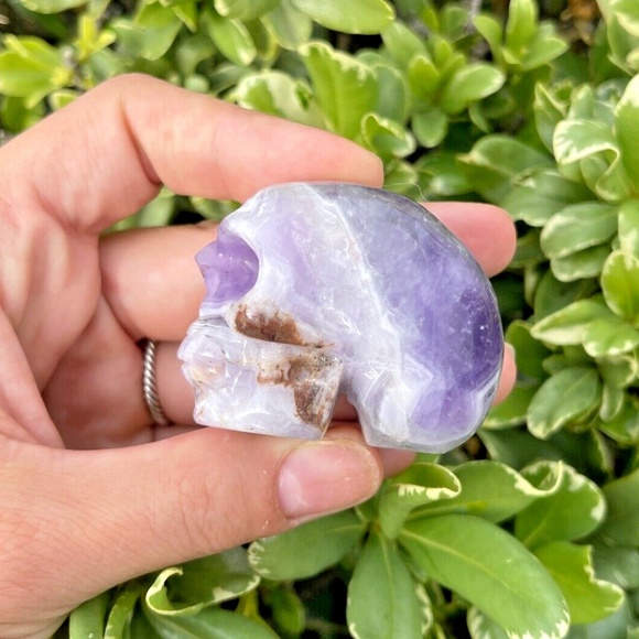 Amethyst Skull Ships From USA - Picture 1 of 1